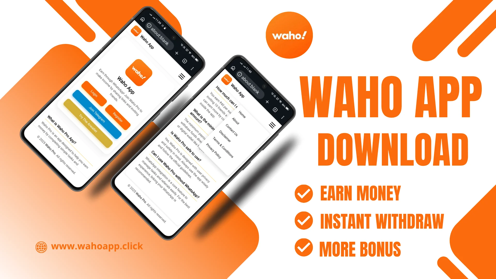Waho app featured image