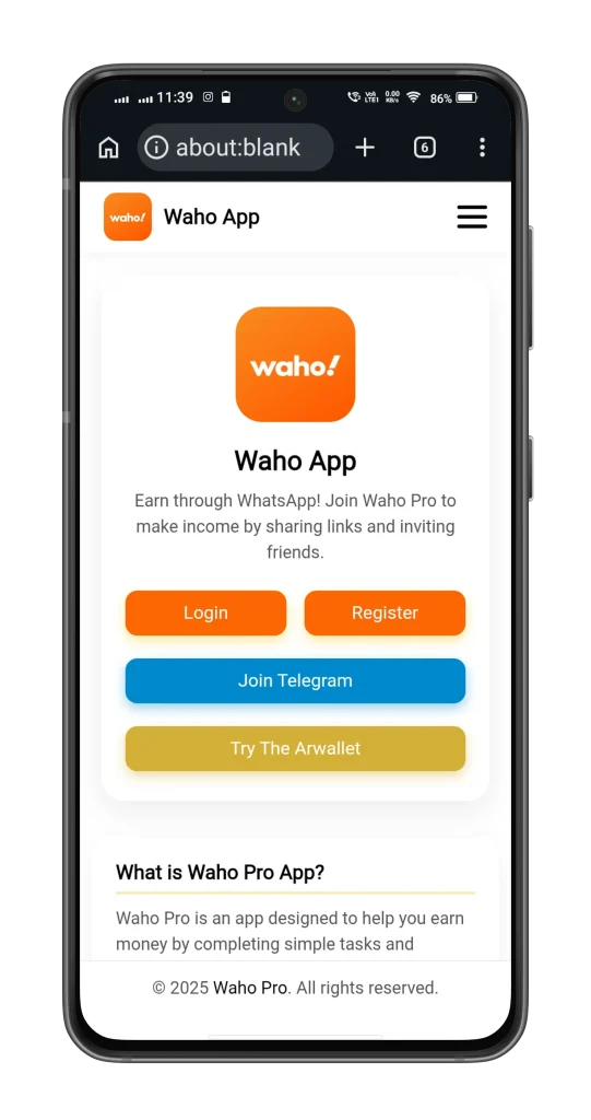 waho app screenshot for android 6